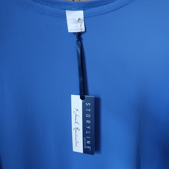 NWT Storyline Collection Classic Tunic Periwinkle Blue Size Small - Picture 4 of 9